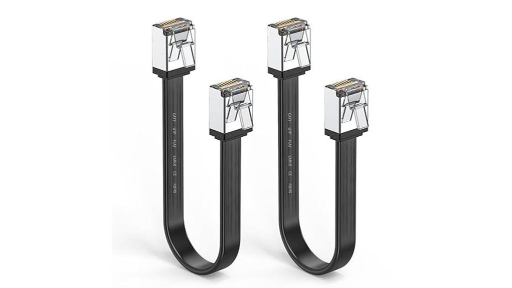 0 5ft dual cat7 cables