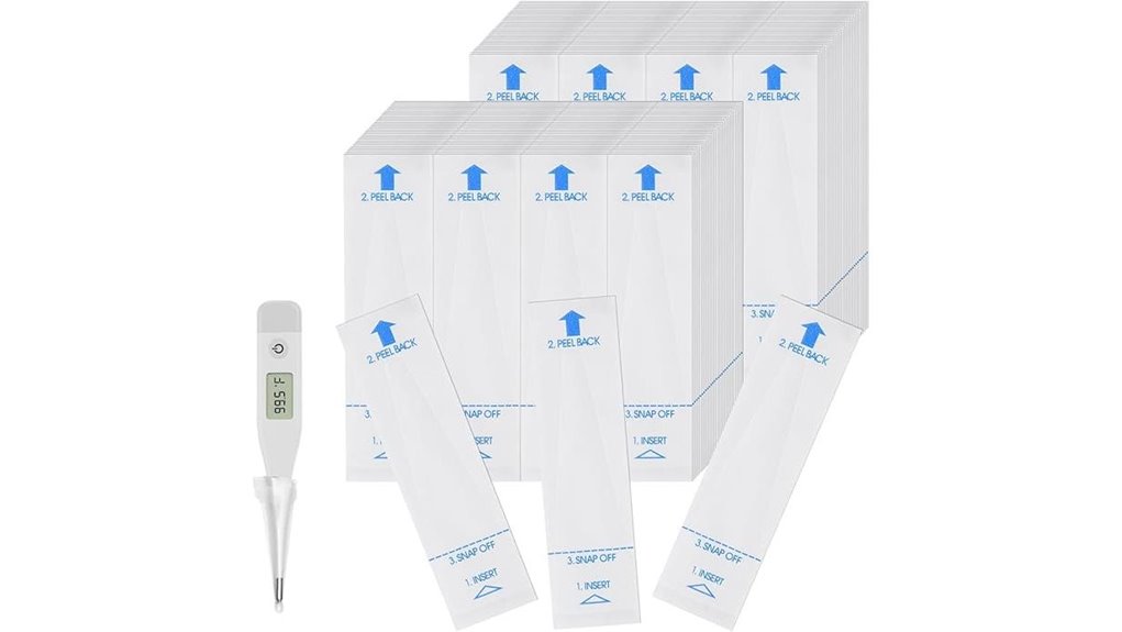 100 disposable thermometer sleeves