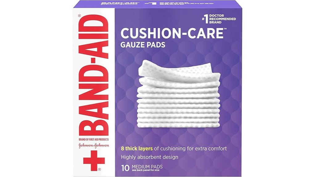 10 count 3x3 band aid gauze