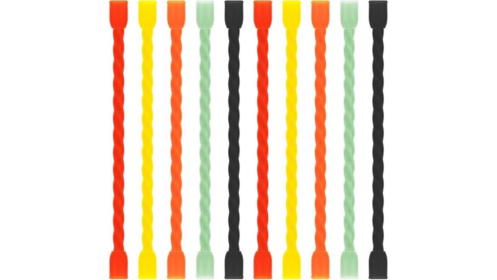 10 pack 4 inch silicone ties