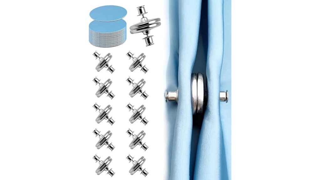 10 pack curtain magnet clips