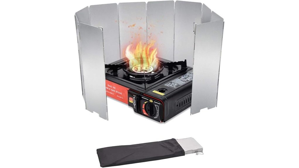 10 plate aluminum stove shield