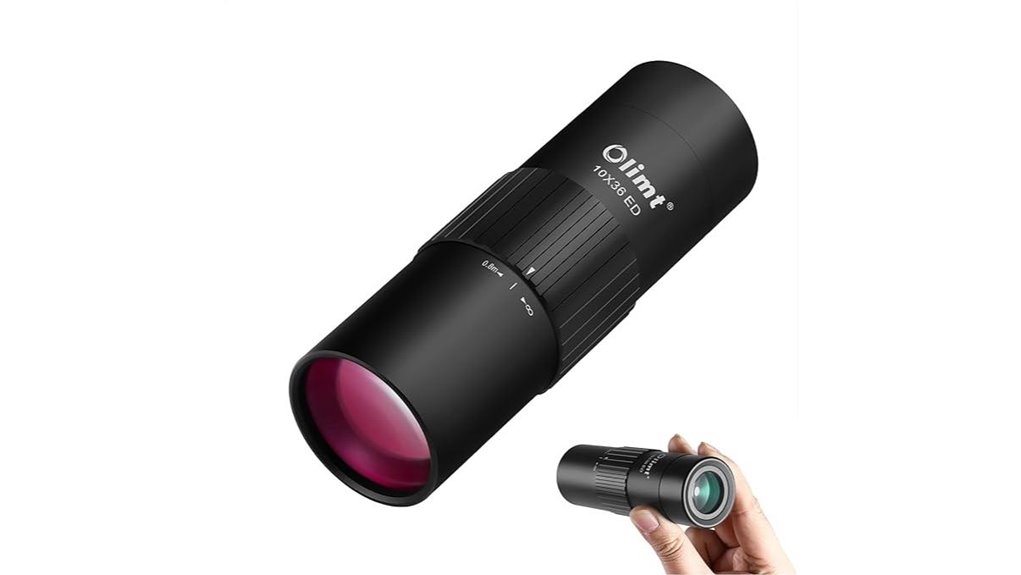 10x36 waterproof handheld monocular