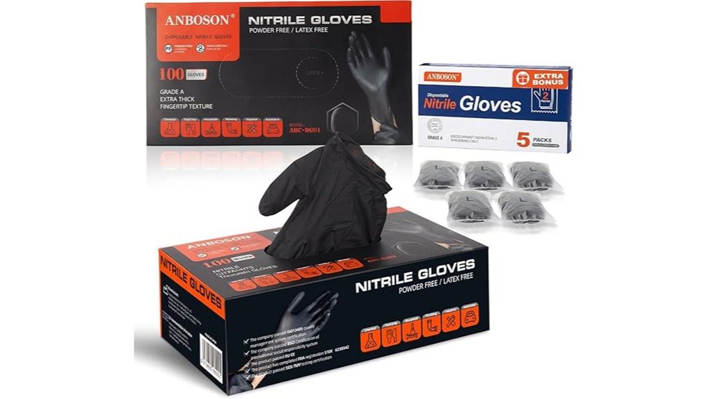110 black nitrile travel