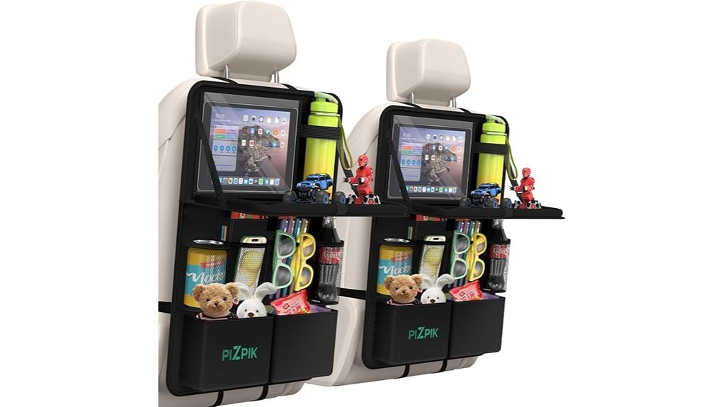 11 pocket backseat tablet organizer