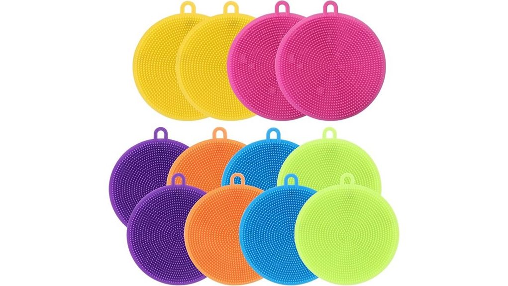 12 bpa free silicone scrubbers