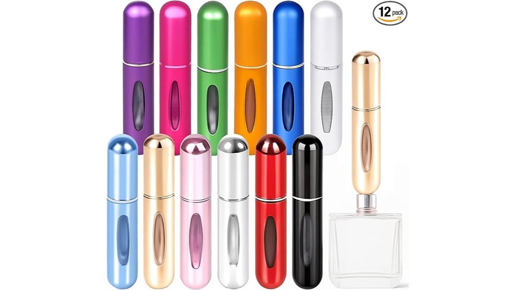 12 pack 5ml refillable sprayers