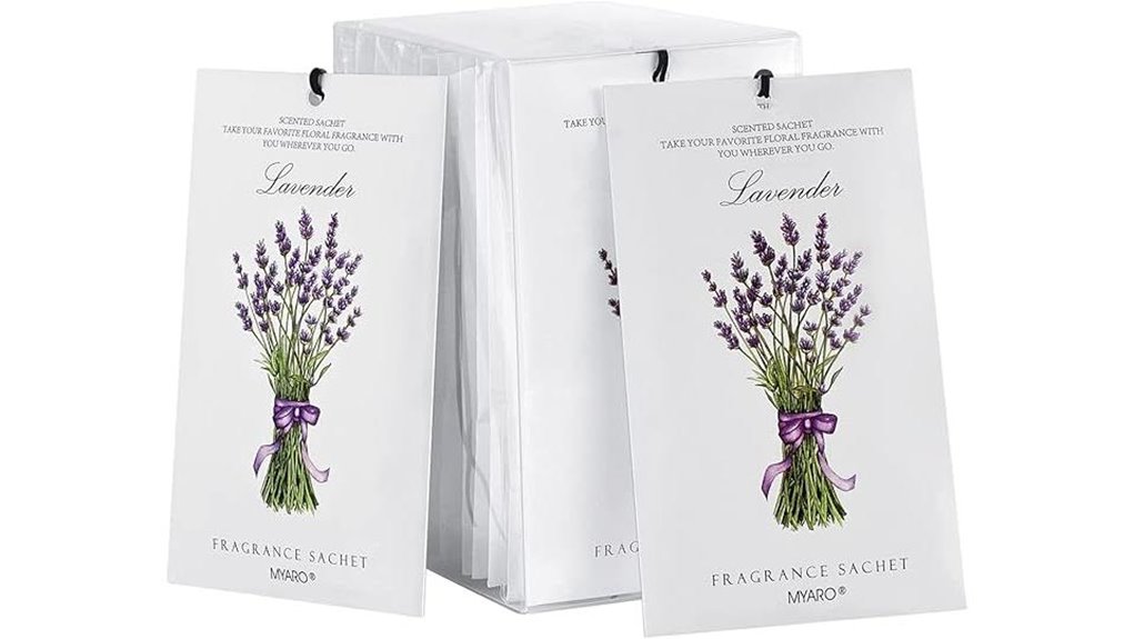 12 pack lavender sachets odor eliminator