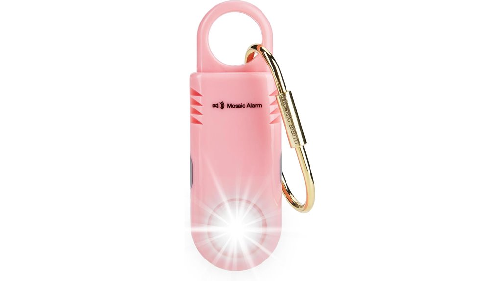 135db rechargeable keychain alarm