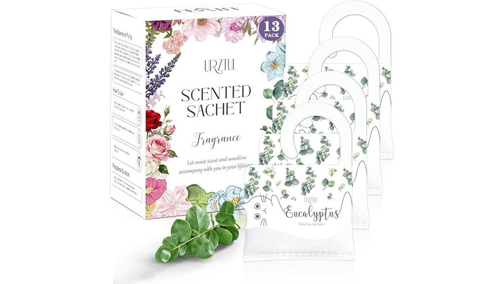 13 eucalyptus sachets freshener