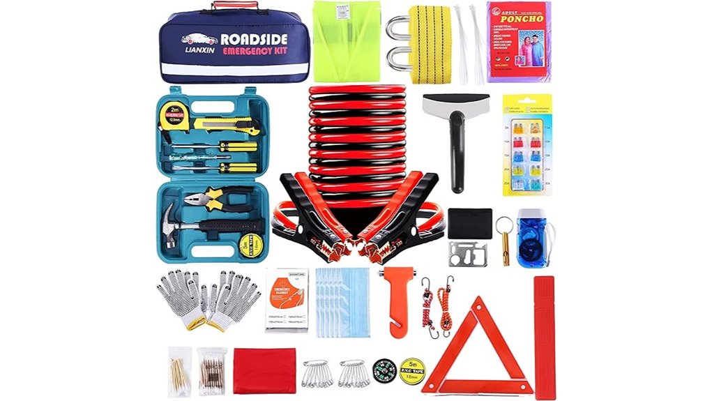 142 piece roadside jumper kit
