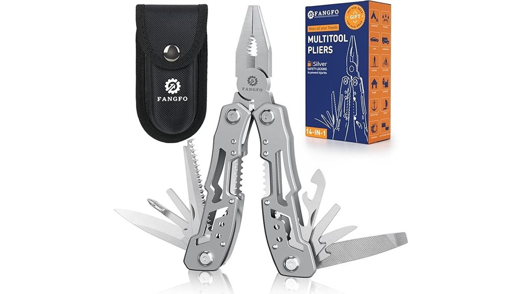 14 in 1 stainless multitool pliers