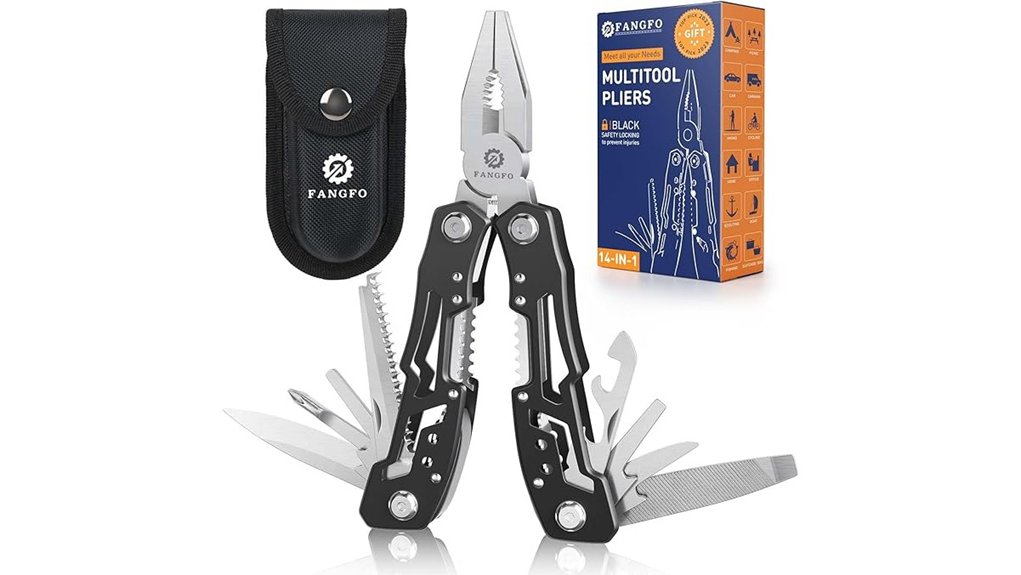 14 in 1 stainless steel multitool