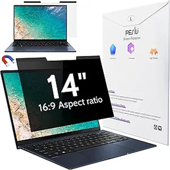 14 inch magnetic privacy screen