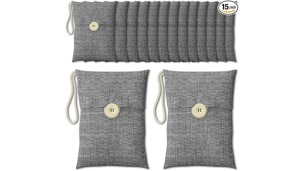 15 pack bamboo odor absorbers