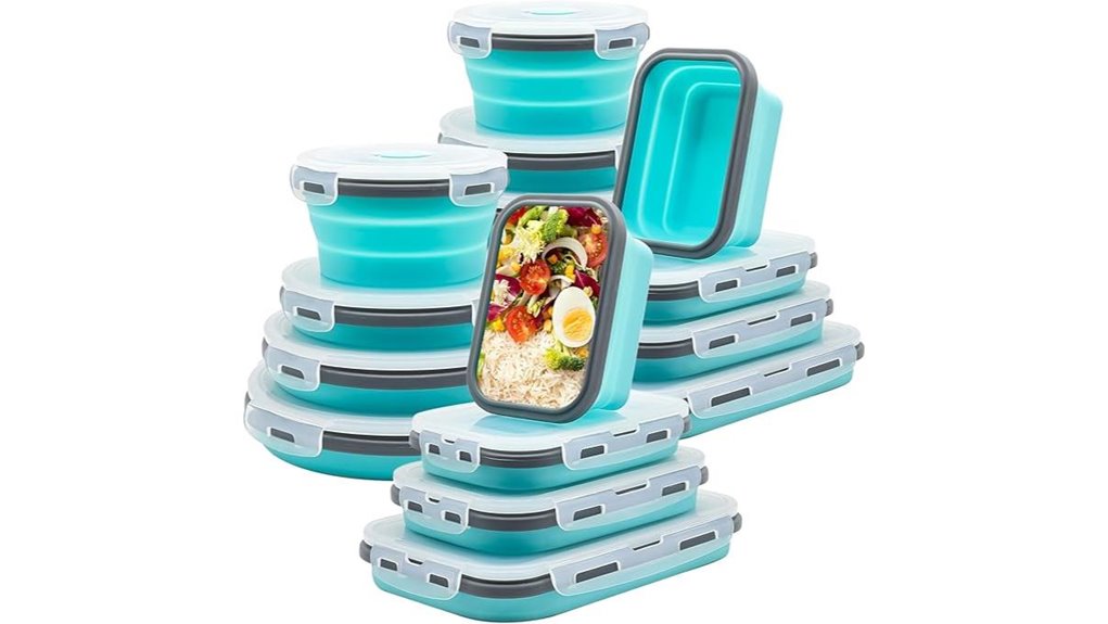 16 collapsible food containers