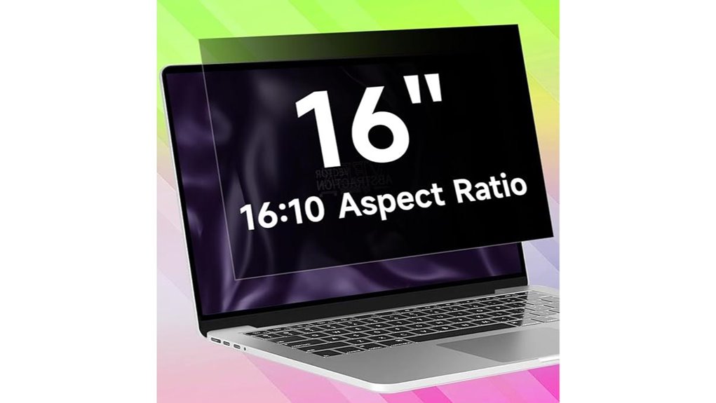 16 inch anti blue privacy filter