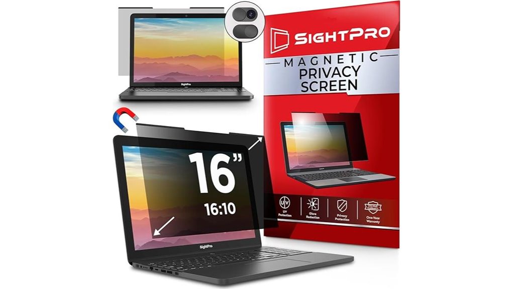 16 inch magnetic privacy screen