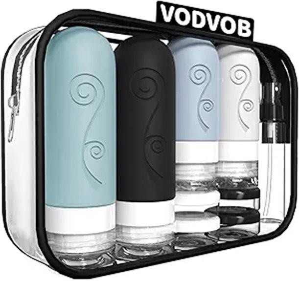 16 pack leak proof travel bottles