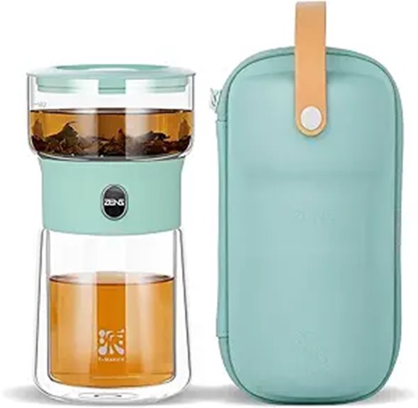 200ml glass infuser teapot