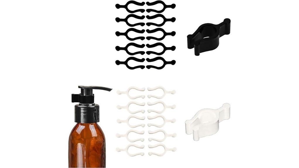 20 piece leak proof pump clips