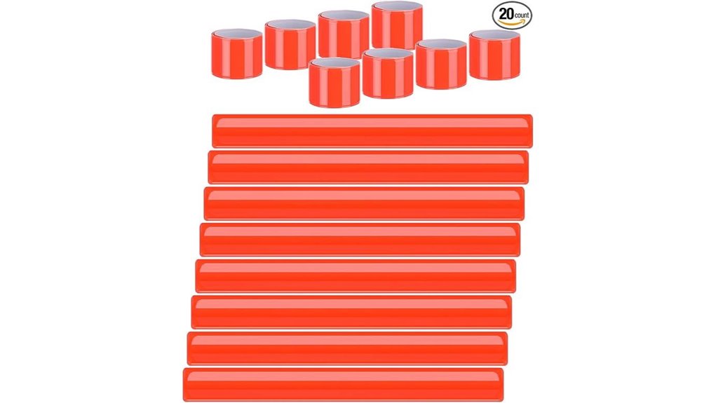 20 piece universal fluorescent armbands