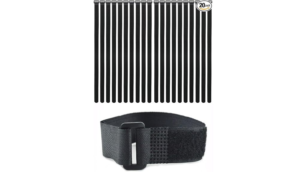 20 reusable 1 inch ties