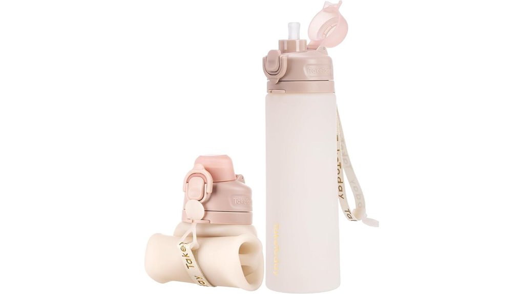 20oz collapsible silicone bottle