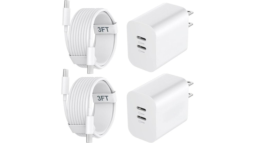 20w dual usb c wall charger