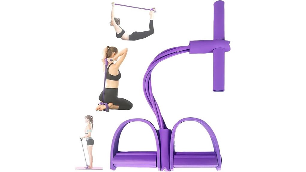 21 resistance bands pedaler