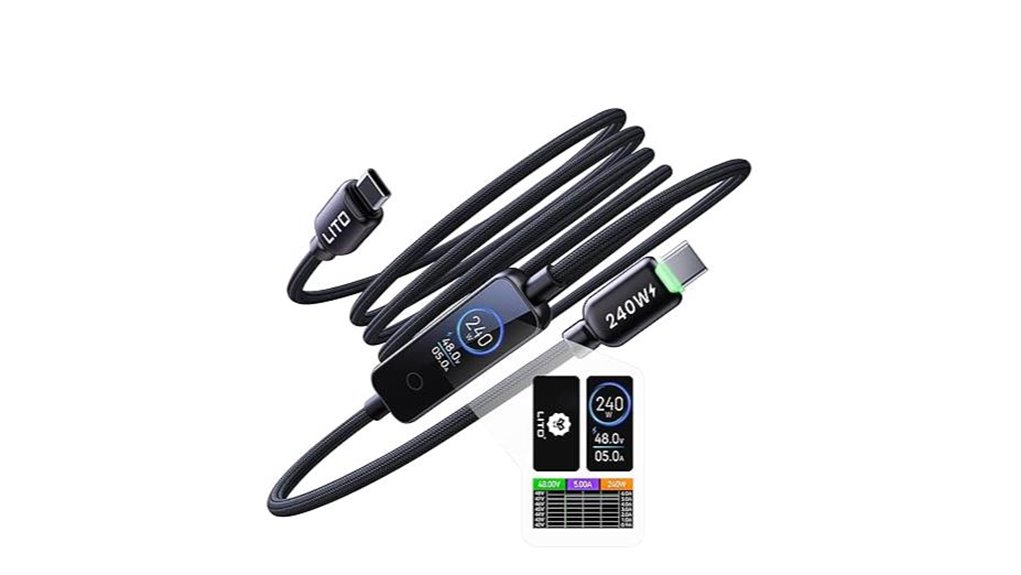 240w usb c tft cable