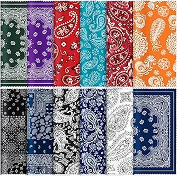 24 pack multicolor microfiber lens wipes