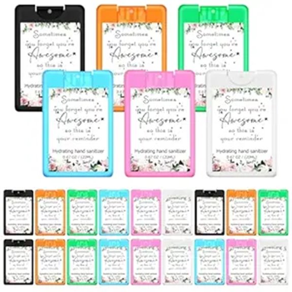 24 pocket sanitizer sprays