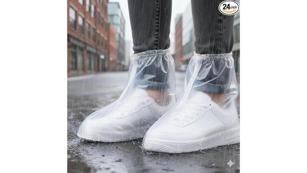 24 transparent waterproof covers