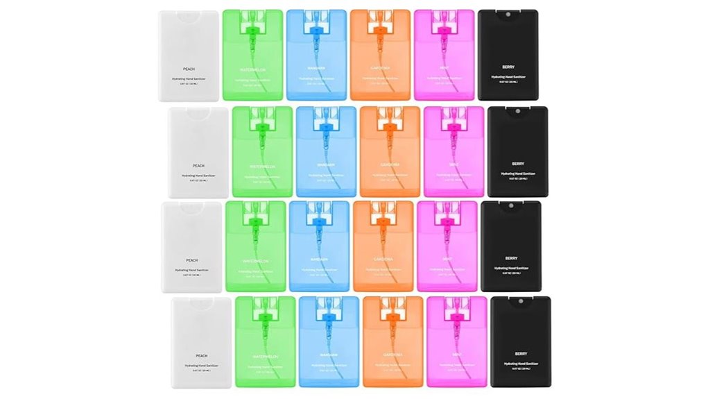 24 travel sanitizer refills