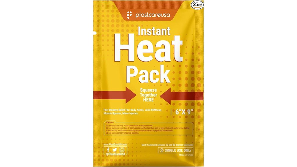 25 pack instant heat relief
