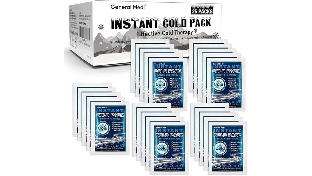 25 packs instant cold therapy