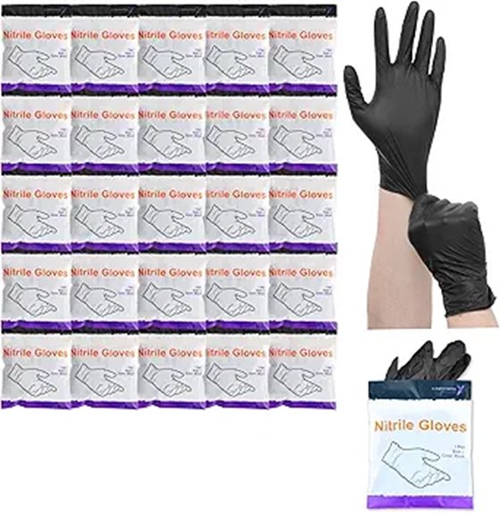 25 pairs lightning nitrile