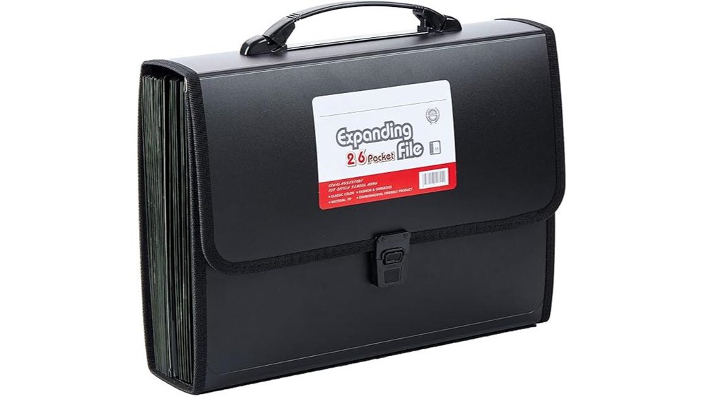 26 pocket expanding a4 folder