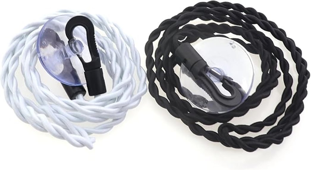 2 pack hooked 5ft clotheslines