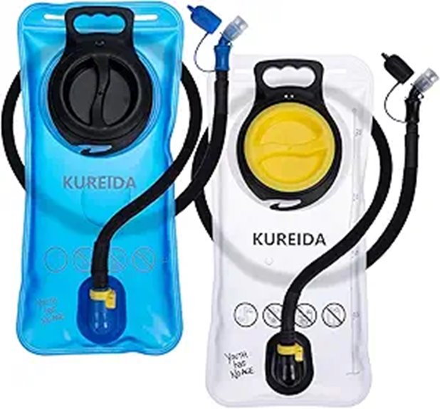 2l bpa free hiking hydration