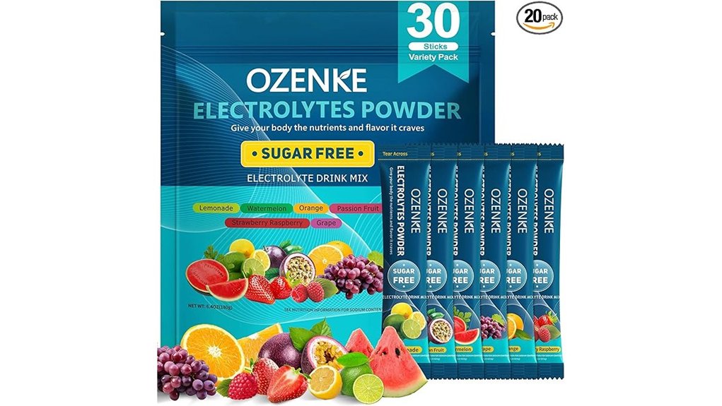 30 sticks sugar free electrolyte