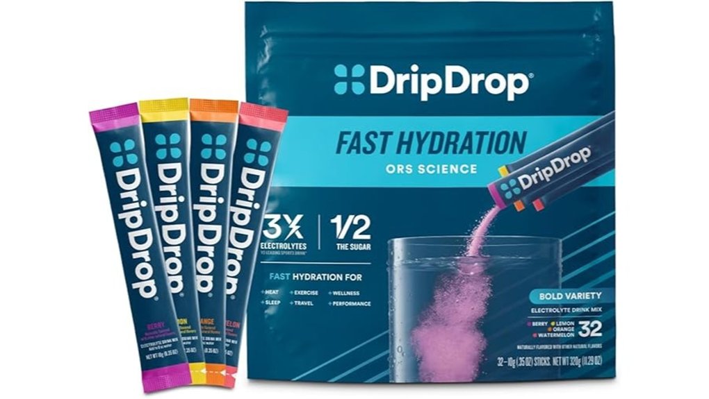 32 single serve electrolyte packets