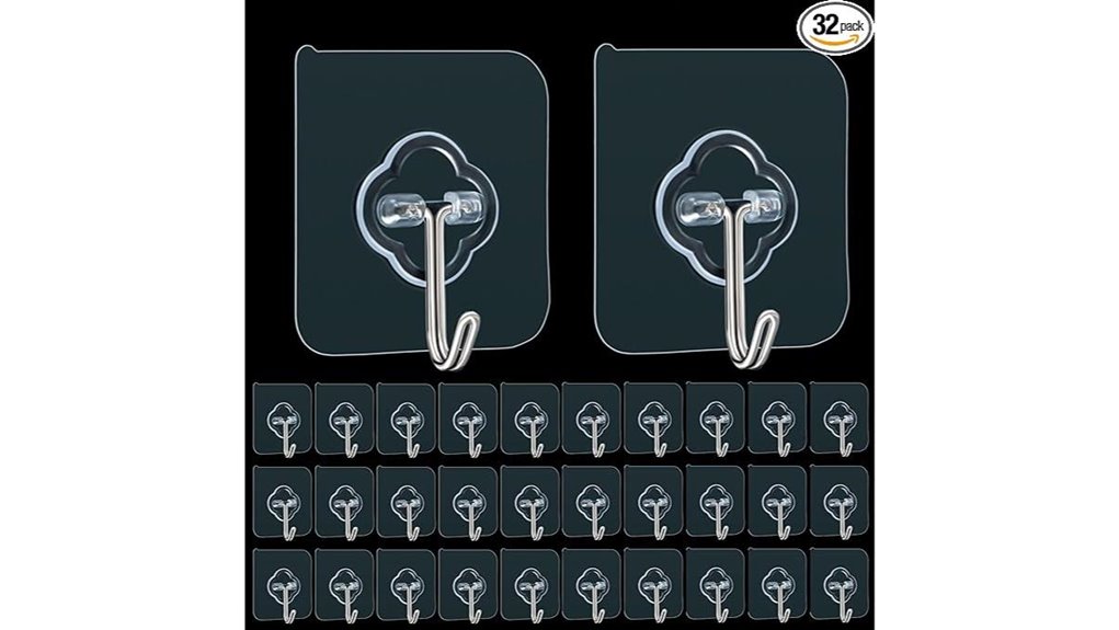 32 transparent hook pack