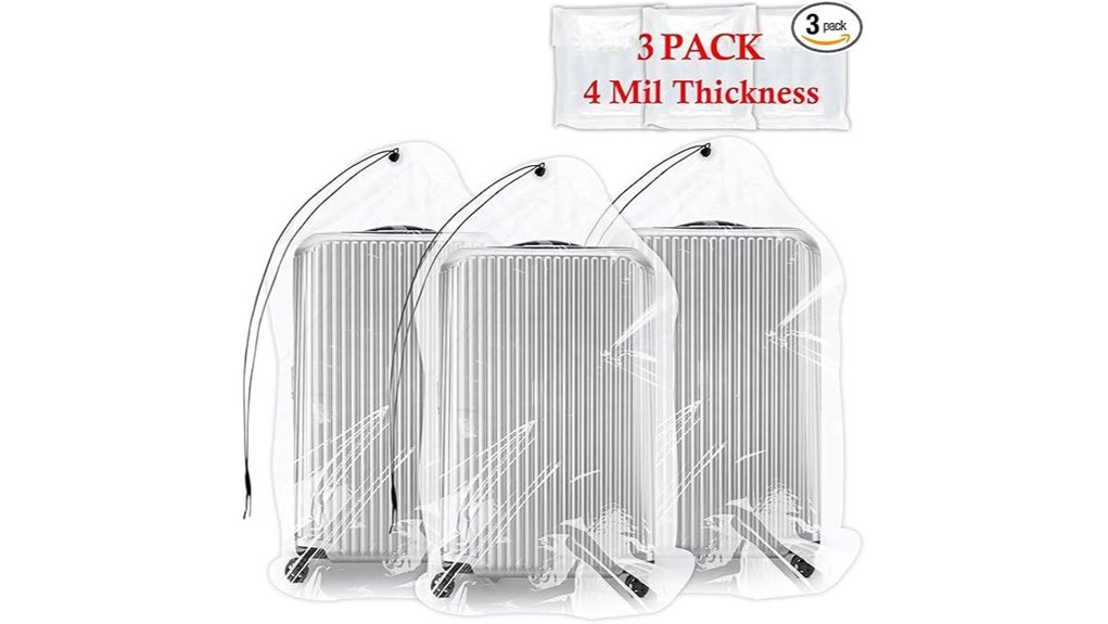 32x42 clear drawstring bags