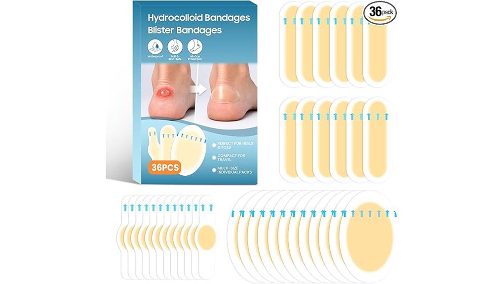 36 hydrocolloid waterproof footpads