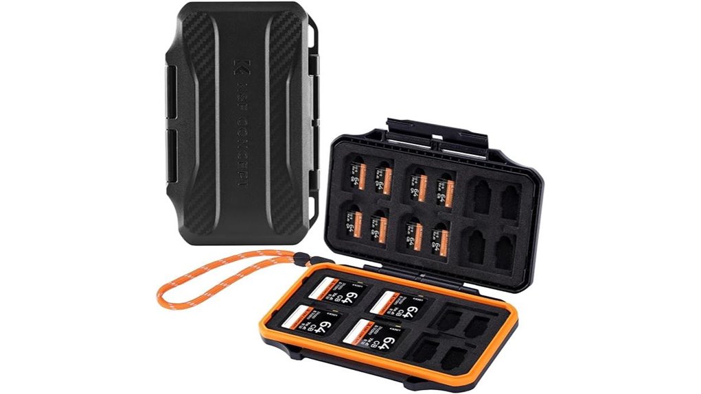 36 slot waterproof anti shock case