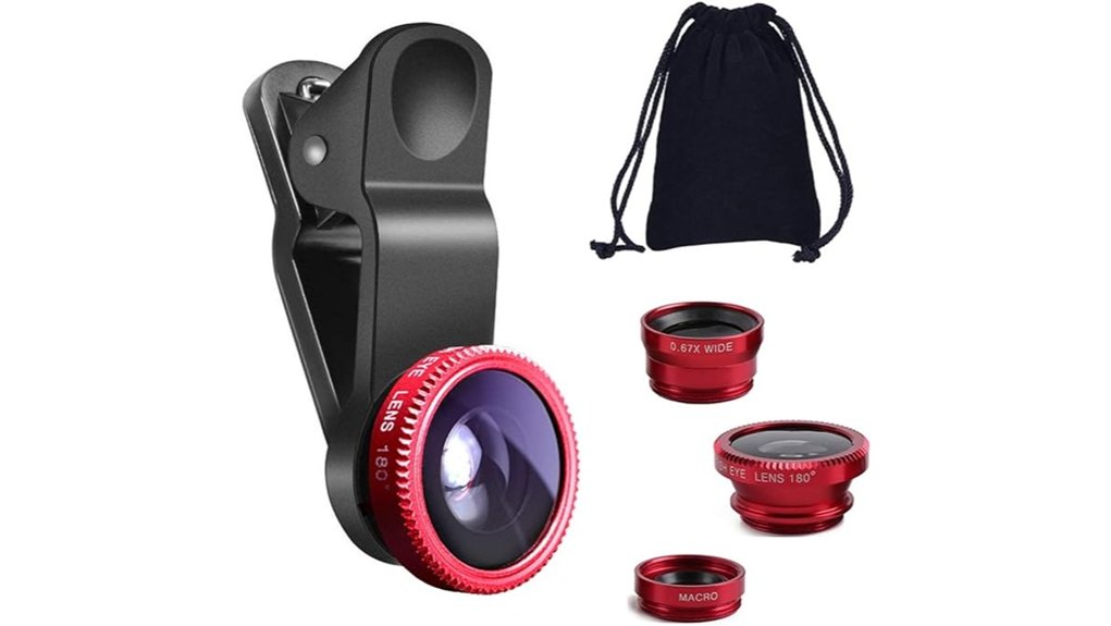 3 in 1 fish eye lens