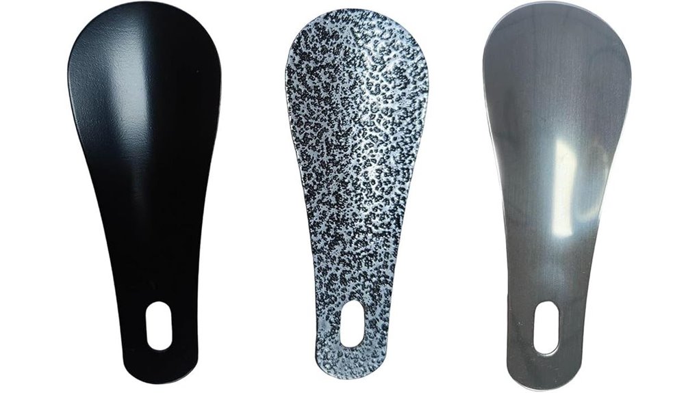 3 pack 3 9 inch metal shoehorn