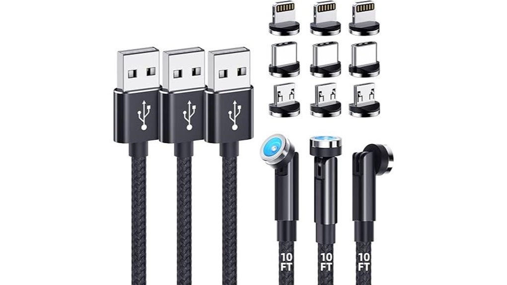 3 pack magnetic 3ft led